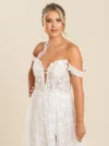 off shoulder trouwjurk