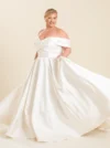plussize mikado trouwjurk