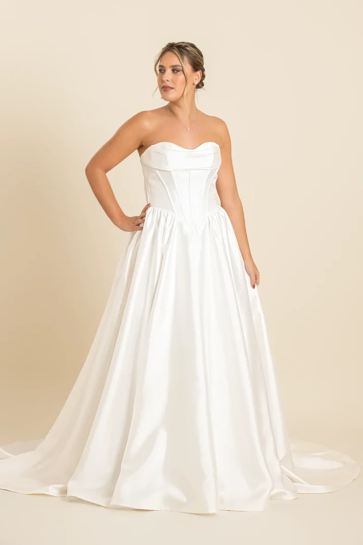 trouwjurk met korset