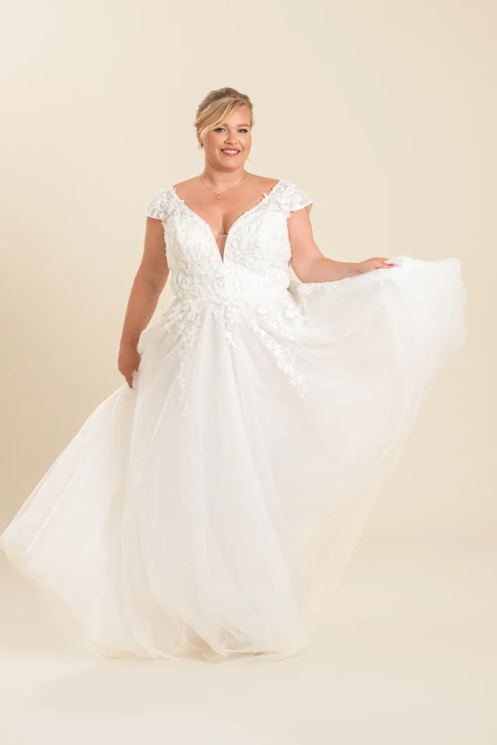 bruidsmode voor de plussize bruid